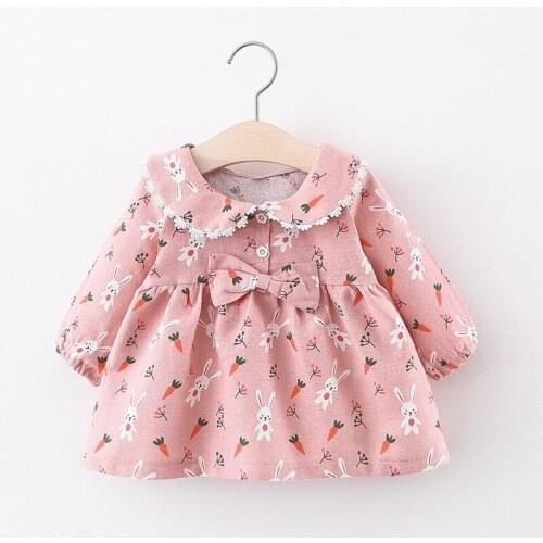 5 pieces/lot) 2021 New Arrival Girls Fall Dress 061202