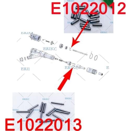 5PCS Common Rail Fuel Injection Nozzle Pins E1022013 Diesel Fuel Valve Orifice Plate Pins E1022012 for Denso Injector