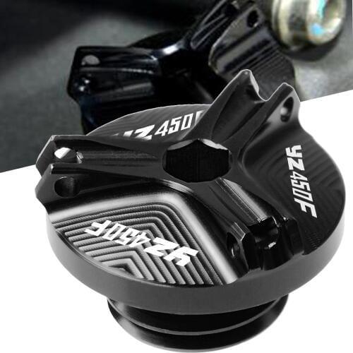 Aluminum Motorcycle Engine Oil Drain Plug Sump Nut Cup Plug Cover For Yamaha YZ450F 2008 2009 2010 2011 2012 2013 2014 2015-2016