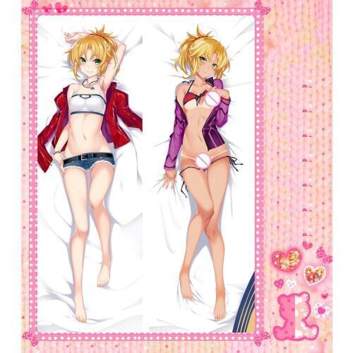 Anime Cartoon Fate/Apocrypha Bolster Hugging Peach Skin 2 Way Pillow Case Pillow Cover Pillowcase Gift 78063
