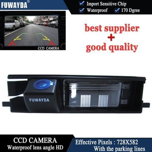 FUWAYDA CAR REAR VIEW REVERSE BACK CCD/WITH REFERENCE LINE/170 DEGREE/WATERPROOF/NIGHT VISION CAMERA FOR TOYOTA RAV4 RAV-4 RAV 4