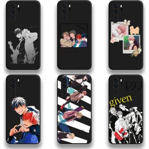 Japan Given Anime Fitted Music Gay Phone Case For Huawei P20 P30 P40 lite E Pro Mate 40 30 20 Pro P Smart 2020