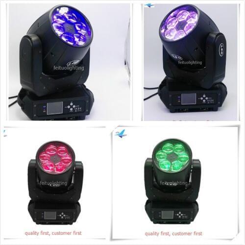 E-10lights free shipping Pro Stage Light Zoom 6x40w rgbw 4in1 Lyre Sharpy Beam Led Moving Head Bee Eye Beam DJ Light