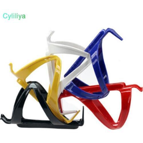 Flexible Plastic Bike Bicycle Water Bottle Holder Cage Rack Outdoor Sports Accessories Strong Toughness Durable Cycling Equipmen