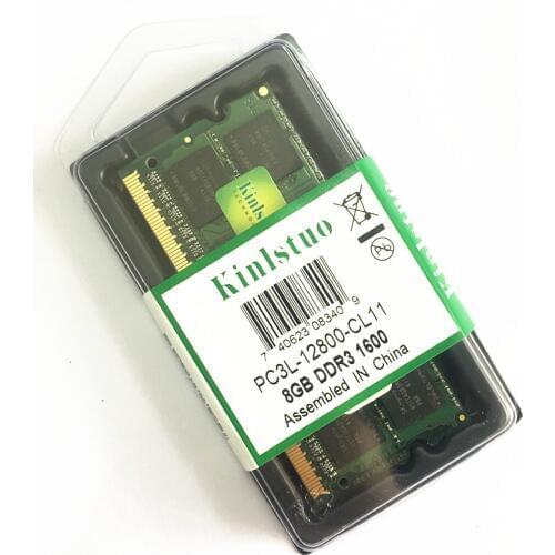 Kinlstuo New Rams DDR3 / DDR3L 2GB/4GB/8GB PC3L-12800/10600 204pin So-Dimm Ram Laptop memory