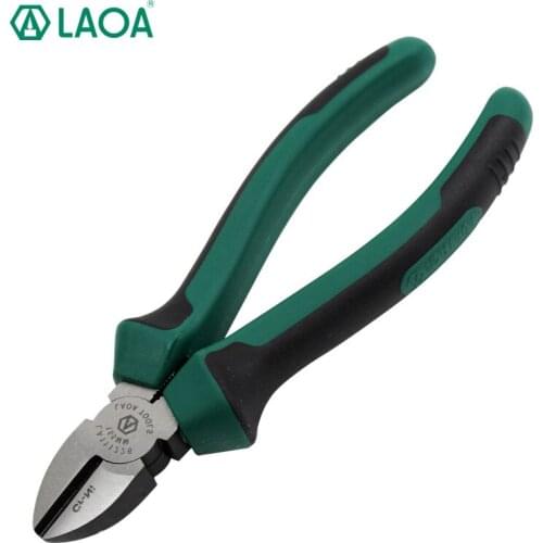 LAOA Cr-Ni Long nose Diagonal Pliers Cable Wire Side Cutter Cutting Nippers Pliers