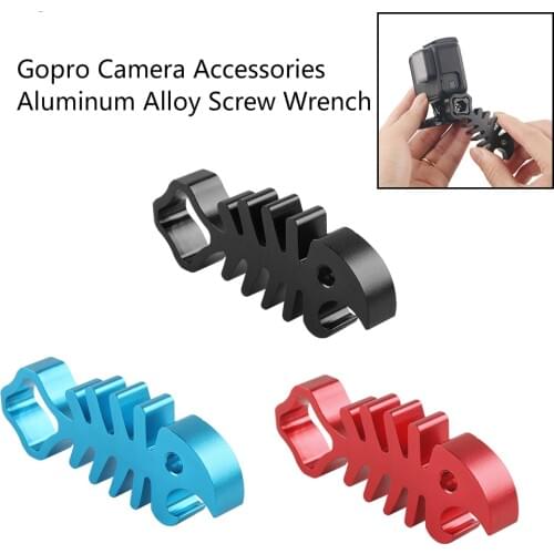 Cnc Fishbone Wrench Gopro Hero 9 8 7 6 5 4 Nut Multifunctional Screw Knob Wrench Tool for Sj4000 Go Pro Accessories