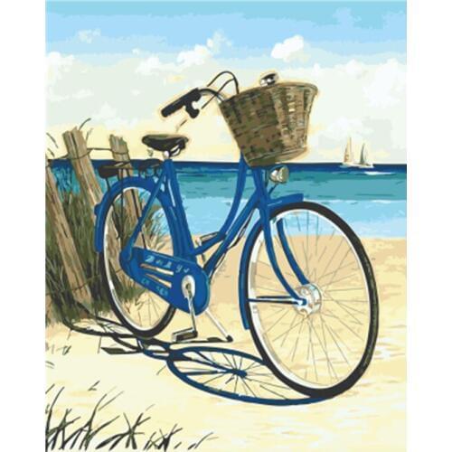 Landscape Framed Pictures DIY Painting By Numbers DIY Oil Painting On Canvas Home Decoration Drop Shipping GX21261 40X50CM