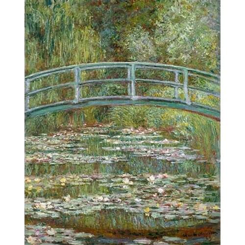 Painting By Numbers Beautiful Water bridge Landscape Canvas Wedding Decoration Art picture Gift DIY for Kids & Adults