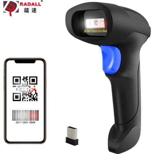New Arrival L Series Bluetooth Barcode Scanner Wireless 1D/2D Wired Handheld bar code reader for Inventory POS Terminal