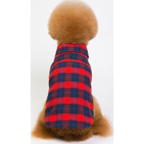 Dog Clothes for Small Dogs All-match Shirt for Chihuahua French Bulldog Plaid Coat for Dog Jacket Cat Pet Clothing Puppy Costume