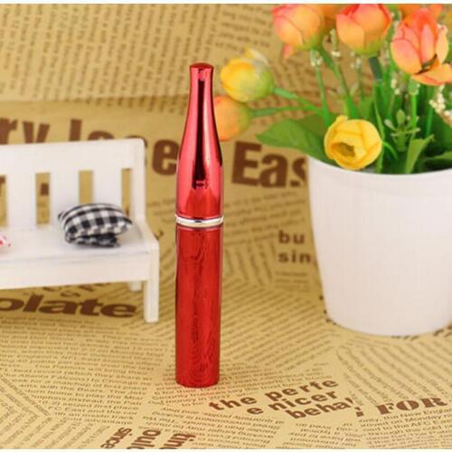 Wholesale 8ML Explosion-proof UV Tube Straight Round Glass Perfume Spray Aluminum Cosmetic Bottle