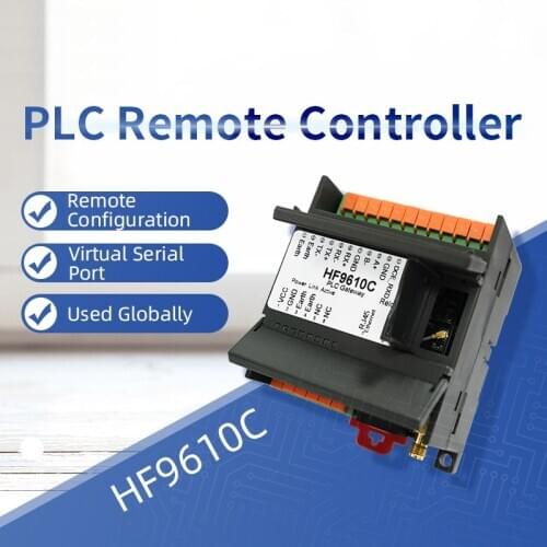 PLC Remote Control Download Monitoring Serial Port HF9610C Support Mitsubishi, Siemens, Omron, Schneider, Panasonic
