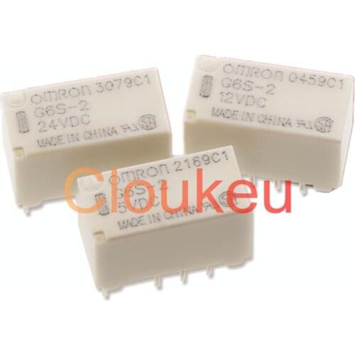 Relay G6S-2-5VDC 12VDC 24VDC 2A 8pin