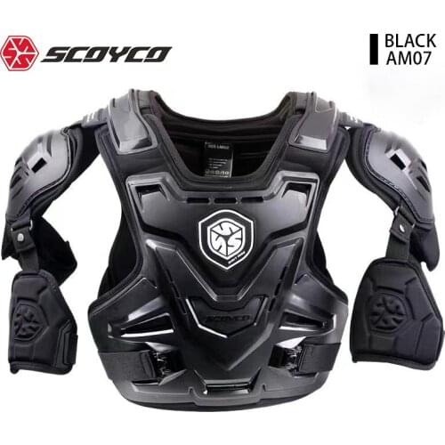 SCOYCO AM07 Motorcycle Jacket Protective Gear Moto Motocross Protection Jacket Motorcycle Racing Body Armor Jaqueta Motoc