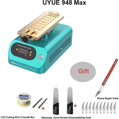 UYUE 948 MAX Rotating LCD Glass Touch Screen Separator Machine For iPhone Samsung Phone Fast Heating Rapid Lcd Seperator