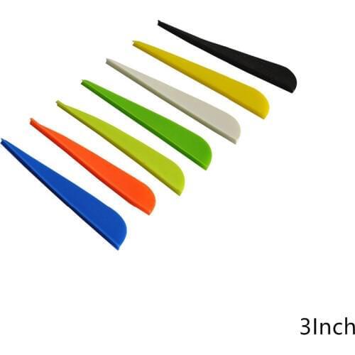 50Pcs 3 Inch Water Droplet Type TPU Arrows For Bow Archery Shooting