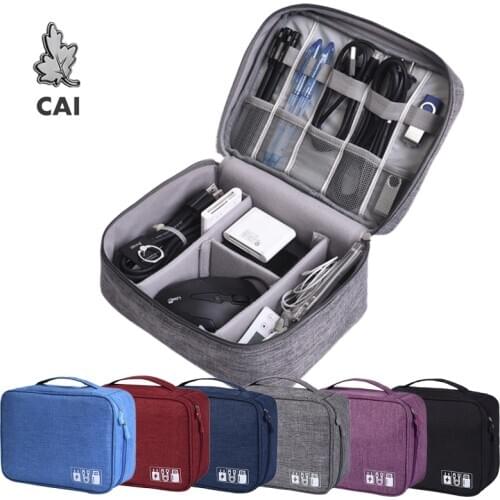 Waterproof Travel Digital Cable Storage Bag Mobile Power Organizer Bag Electronics Accessories Bag Case for earphones Case Bags