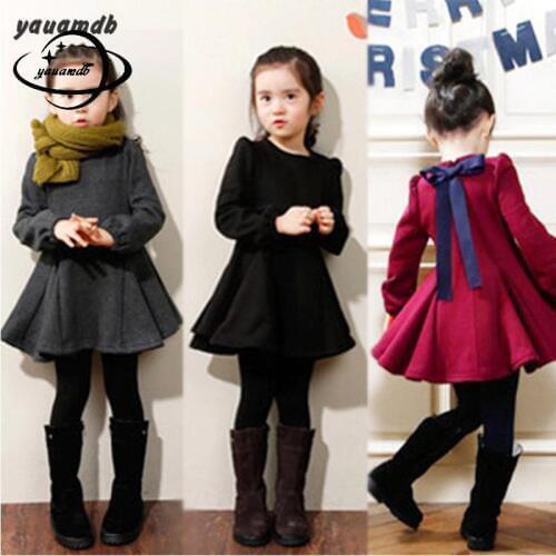 YAUAMDB Warm Dresses For Girls
