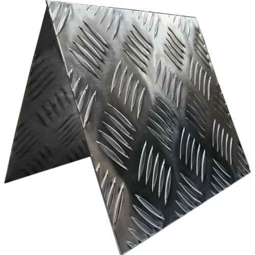 1.2mm Free Shipping Anti-slip Embossed Deck Five Ribs Laser Processing Custom-Made Zero-Cut DIY For Patterned Aluminum Car Floor