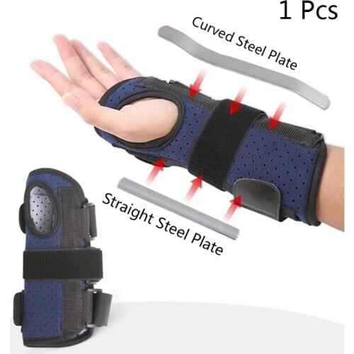 1PCS Wrist Hand Brace Support Carpal Tunnel Splint Arthritis Tendonitis Sprain Thumb Stabilizer With Palm Cushion Pad