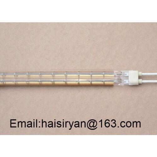 5400w Heraeus twin tube short wave halogen infrared quartz heater