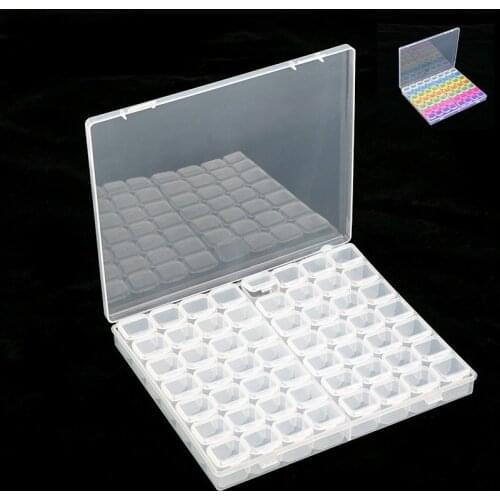 56 Lattices Diamond Embroidery Accessories diamond painting Boxes Cross Stitch Cases Storage Organizer