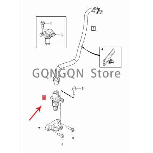 CAR crankshaft position sensor 2007-2020vol voxc90 xc70 xc60 xc60 xc40 v90 cross country v90 v70 v60 cross country v60 v40 cross