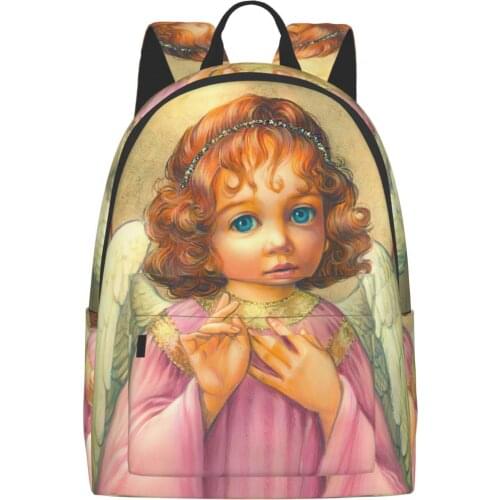Angel Child Girl backpack boy computer backpack man backpack woman backpack