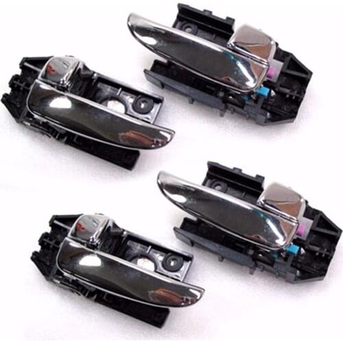 Chrome Inside Door Handle Set 4PCS For Hyundai 2001-2006 Elantra OEM Parts 826102D010, 826202D010, 836102D010, 836202D010