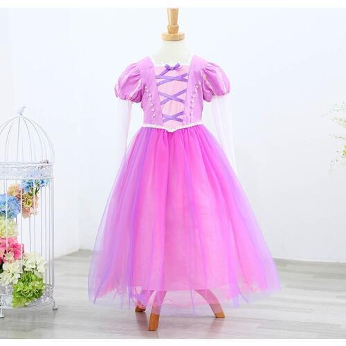 Sophia Princess Costumes New Autumn Winter Girls Lace Tutu Dress Halloween Fairy Princess Cosplay Long Sleeves Dresses B45219CH