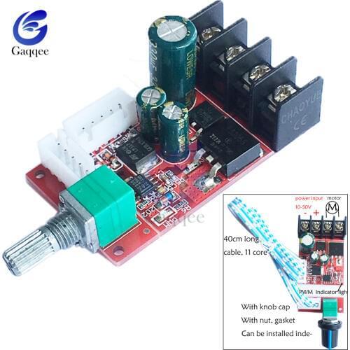 DC PWM Motor Speed Controller Module DC 10V-50V 15A LED Dimmers Board High-Power LED Dimmer Module Speed Switch control