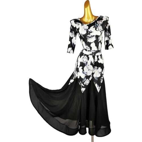 New ballroom dance competition skirt suits dance ballroom waltz costumes standard dance top&skirt women ballroom clothes