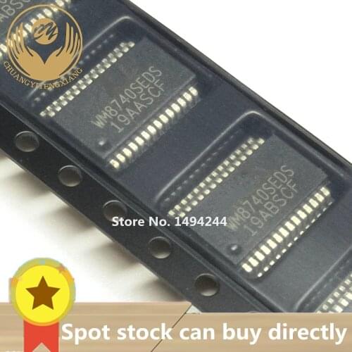 10pcs/LOT WM8740SEDS WM8740 SSOP28