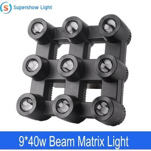 New Type 9*40w RGBW Led Wash Mobile DJ Lighting 9 Eyes Beam Matrix Stage Lights