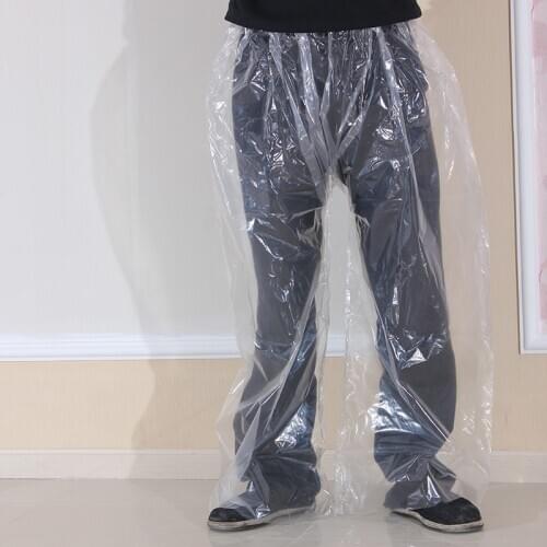 4pcs/pack Travel Disposable Rain Pants Thicken Outdoor Rainproof Camping Adult Hiking Unisex Trousers Travel 6 Silk