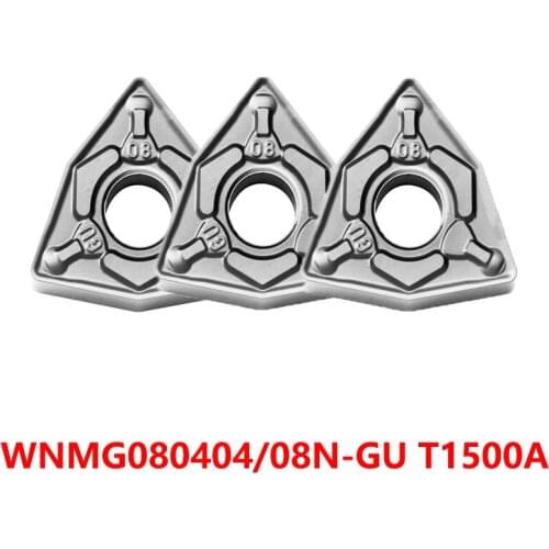 Original WNMG080404 WNMG080408 N-GU T1500A WNMG 080404 080408 Lathe Cutter Turning Tools Carbide Inserts WNMG0804 CNC Cutting
