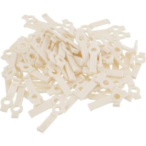 Practical Strip Light Mounting Bracket For 5050 3528 LED Strip Light Strip Fixing Mounting Bracket Fix ClipWith Screws 100Pcs