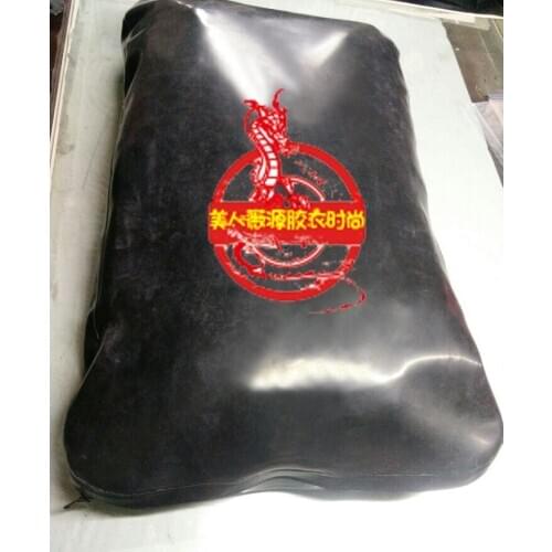 Sexy Black 100% Pure Natural Latex Pillow Cases Rubber Pillowslip Custom Free