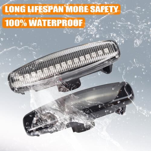 2pcs LED Dynamic Side Marker Turn Signal Blinker Flowing Water Blinker Flashing Light For Infiniti EX25 EX35 EX37 FX30d FX35