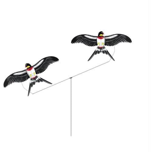 Free shipping 10pcs/lot dynamic moving pole swallow kite wholesale activity kite wings eagle kite birds kids kite factory