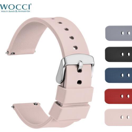 Силиконовые ремешки для часов WOCCI China At AliExpress