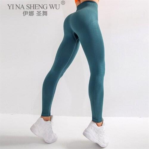 Women Yoga Leggings Fitness Running Yoga Pant High Waist Tummy Activewear Energy Seamless Push Up Fitness Pants Gym Sportswear
