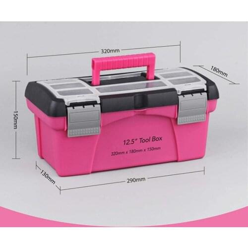10 12.5 inchesToolbox Household Repair Electrician Toolbox Multifunctional Car Repair Box Tool Container Storage Box
