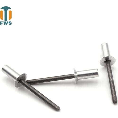10PCS M3.2 M4.8 Aluminum steel countersunk head closed type Mandrel Blind Rivet Nail Pop Rivets for Furniture Car Aircraft
