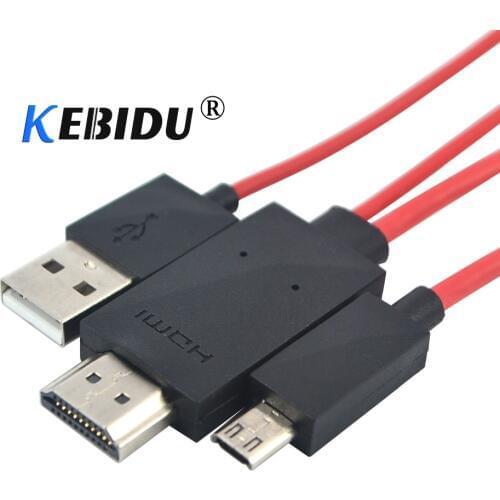 1080P Full HD Micro USB To HDMI-compatible Cable For MHL Output Audio Adapter HDTV 5Pin 11pin For Samsung Galaxy S2 S3 S4 S5