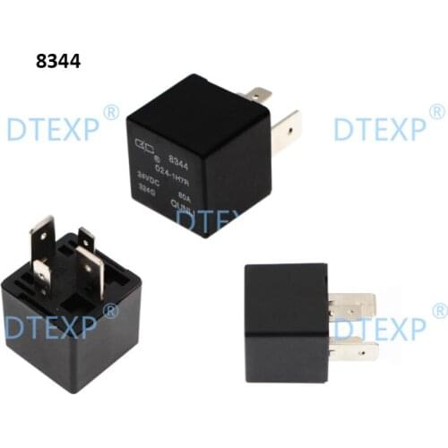 12V 24V 48V 4 Pin Universal Relay for Car Lamps Generator Relay Air Conditioner Ac Relay Oil Pump Cooling System and So On