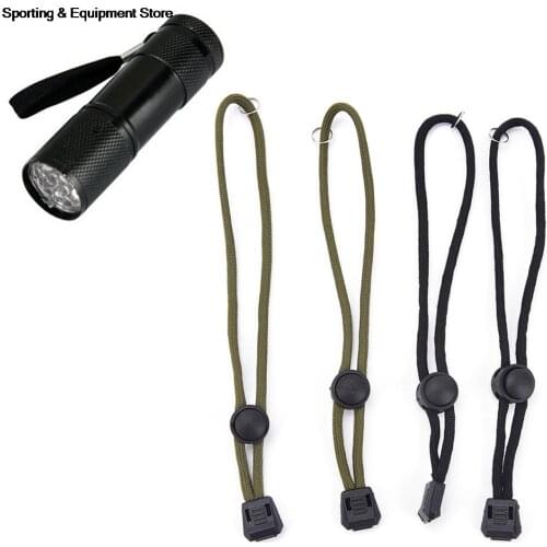 2pcs Outdoor Tactical Military Paracord Strap Lanyard For Flashlight Camera Phone Keys Knife For Hiking Camping Sports