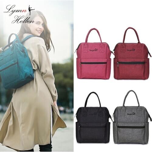 2018 Outdoor Travel Mommy Baby Bag Multifunction Nappy Large Capacity Changing Mat Stroller Hanging Waterproof Plush Backpack