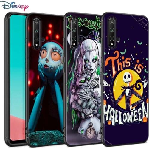 Black Soft Cover Jack Skellington Before Christmas For Huawei Nova 8 7 6 SE 5T 7i 5i 5Z 5 4 4E 3 3i 3E 2i Pro Phone Case